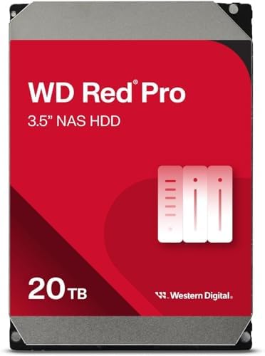 Western Digital 6TB WD Red Plus NAS Internal Hard Drive HDD   5400 RPM  SATA 6 Gb/s  CMR  256 MB Cache  3 5  WD60EFPX