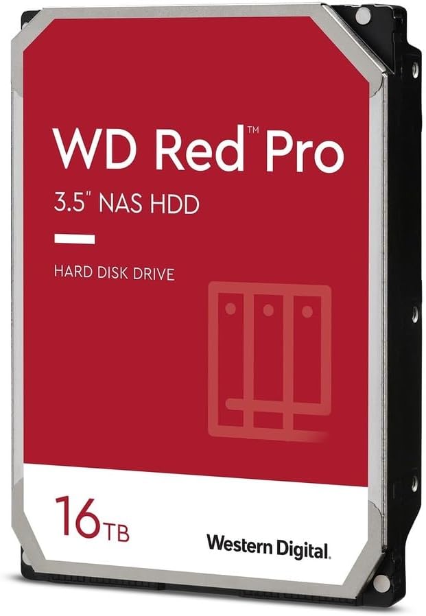 Western Digital 6TB WD Red Plus NAS Internal Hard Drive HDD   5400 RPM  SATA 6 Gb/s  CMR  256 MB Cache  3 5  WD60EFPX