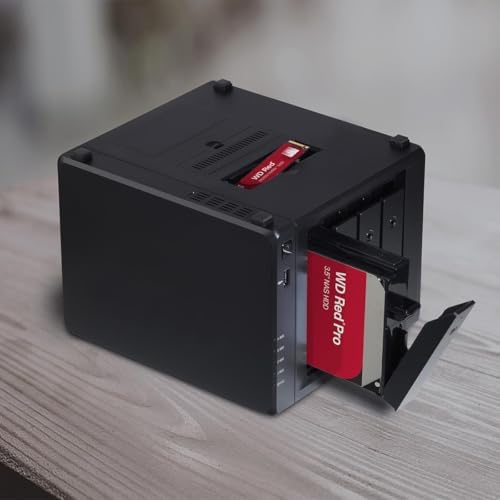 Western Digital 6TB WD Red Plus NAS Internal Hard Drive HDD   5400 RPM  SATA 6 Gb/s  CMR  256 MB Cache  3 5  WD60EFPX