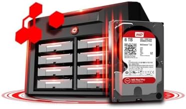 Western Digital 6TB WD Red Plus NAS Internal Hard Drive HDD   5400 RPM  SATA 6 Gb/s  CMR  256 MB Cache  3 5  WD60EFPX