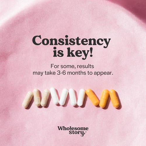 Wholesome Story Suplemento de mio-inositol y D-quiro inositol para mujeres | Suplementos de fertilidad para el equilibrio hormonal y apoyo a la salud ovárica | Mioinositol | Proporción ideal de 40:1 |