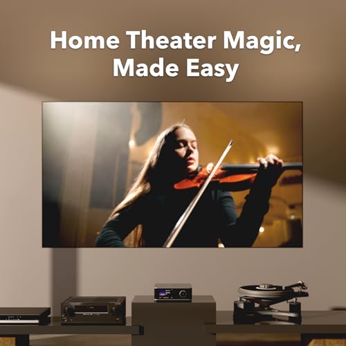 WiiM Ultra Music Streamer & Digital Preamp 3 5 Touchscreen Compatible with Google Cast & Alexa Stream Spotify Amazon Music Tidal & More HDMI ARC Phono Input & Headphone Output Space Gray