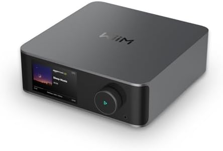 WiiM Ultra Music Streamer & Digital Preamp   3 5 Touchscreen  Compatible with Google Cast & Alexa  Stream Spotify  Amazon Music  Tidal & More   HDMI ARC  Phono Input & Headphone Output   Space Gray