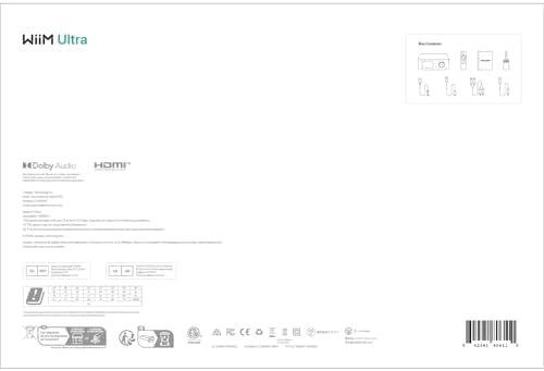 WiiM Ultra Music Streamer & Digital Preamp   3 5 Touchscreen  Compatible with Google Cast & Alexa  Stream Spotify  Amazon Music  Tidal & More   HDMI ARC  Phono Input & Headphone Output   Space Gray