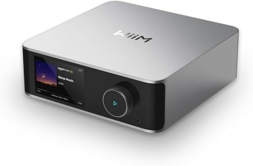 WiiM Ultra Music Streamer & Digital Preamp   3 5 Touchscreen  Compatible with Google Cast & Alexa  Stream Spotify  Amazon Music  Tidal & More   HDMI ARC  Phono Input & Headphone Output   Silver