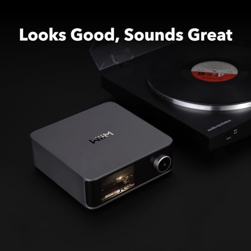 WiiM Ultra Music Streamer & Digital Preamp   3 5 Touchscreen  Compatible with Google Cast & Alexa  Stream Spotify  Amazon Music  Tidal & More   HDMI ARC  Phono Input & Headphone Output   Silver