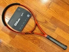 Wilson Burn 100 S V5 0 Tennis Racquet with Free Set of Luxilon Smart String