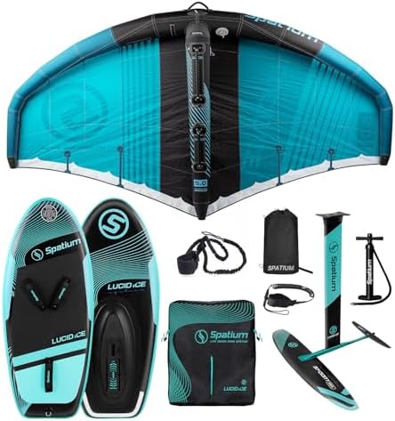 Wind Wingfoil and Hydrofoil Board with Hydrofoil Inflatable Hydrofoil Board with Inflatable Wind Wing Foil and Hydrofoil Inflatable Windfoil Hydrofoil Surfboard for Outdoor Water Sports