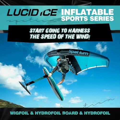 Wind Wingfoil and Hydrofoil Board with Hydrofoil Inflatable Hydrofoil Board with Inflatable Wind Wing Foil and Hydrofoil Inflatable Windfoil Hydrofoil Surfboard for Outdoor Water Sports