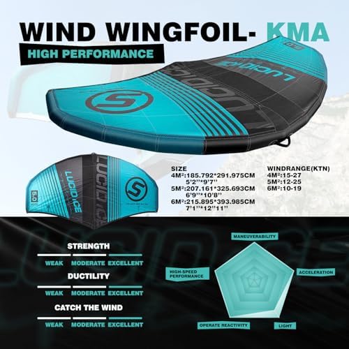 Wind Wingfoil and Hydrofoil Board with Hydrofoil Inflatable Hydrofoil Board with Inflatable Wind Wing Foil and Hydrofoil Inflatable Windfoil Hydrofoil Surfboard for Outdoor Water Sports