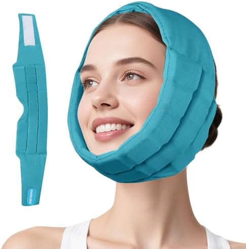 Wisdom Teeth Ice Pack Head Wrap  2 Hours Long Lasting Cold Therapy Flexible Snug Fit Jaw Face Ice Pack for Oral Surgery  TMJ  Teeth Removed Pain  Cosmetic Injection  Swelling