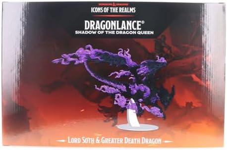 WizKids D&D Icons of The Realms  Dragonlance   Lord SOTH on Greater Death Dragon