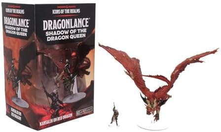 WizKids D&D Icons of The Realms  Dragonlance Kansaldi on Red Dragon