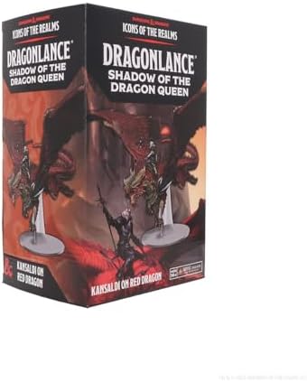 WizKids D&D Icons of The Realms  Dragonlance Kansaldi on Red Dragon