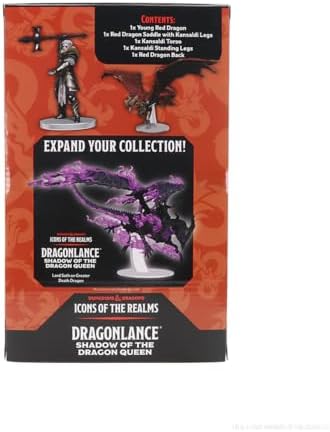 WizKids D&D Icons of The Realms  Dragonlance Kansaldi on Red Dragon