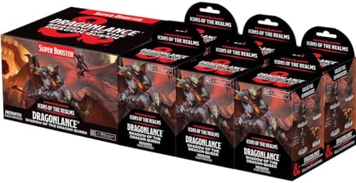 WizKids D&D Icons of The Realms  Dragonlance  Shadow of The Dragon Queen   Booster Brick  7 