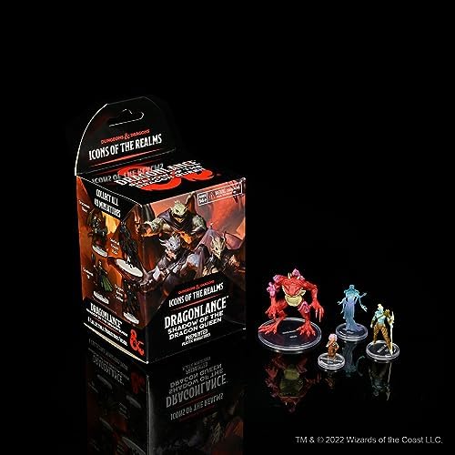 WizKids D&D Icons of The Realms  Dragonlance  Shadow of The Dragon Queen   Booster Brick  7 