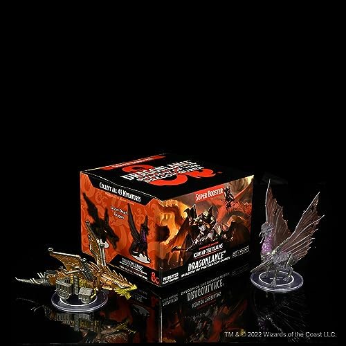 WizKids D&D Icons of The Realms  Dragonlance  Shadow of The Dragon Queen   Booster Brick  7 