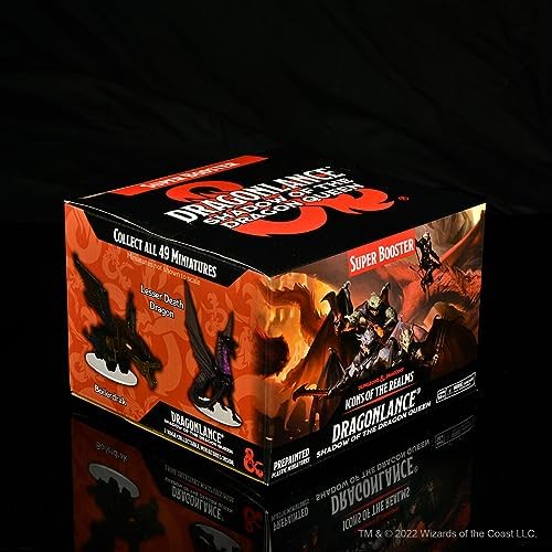 WizKids D&D Icons of The Realms  Dragonlance  Shadow of The Dragon Queen   Booster Brick  7 