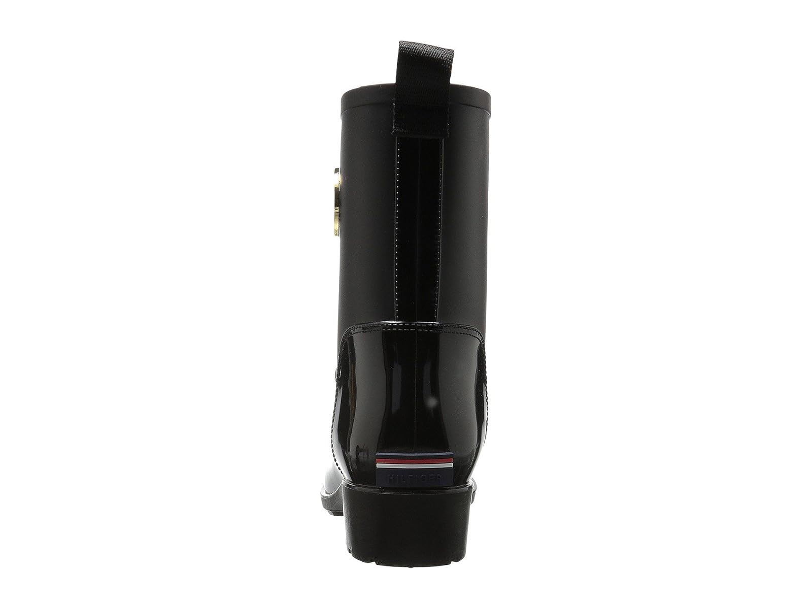 talla 9 Tommy Hilfiger Women's Kippa Rain Boot Color Black Size 9 NEW