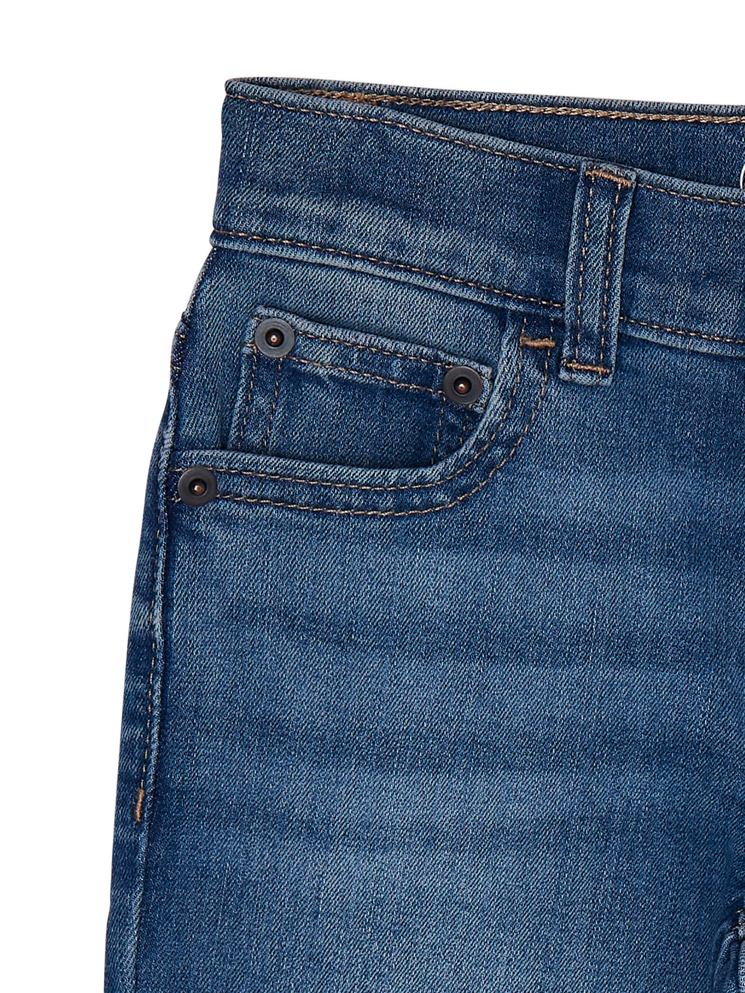 Wonder Nation Boys Straight Fit Denim Jeans  Sizes 4 18 & Husky