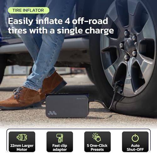 Woowind 3 in 1 Jump Starter  16000mAh Booster  65W Power Bank  150PSI Air Compressor & Tire Sealant Kit for 6 0L Gas/2 5L Diesel Engines  TPMS Safe  V01   Tire Sealant 