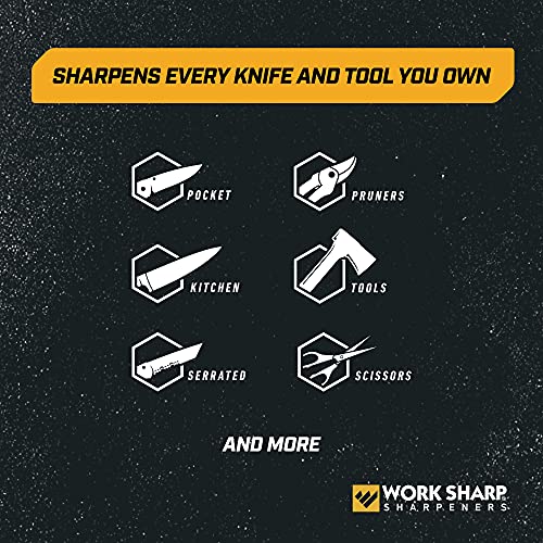 Work Sharp MK2 Electric Knife and Tool Sharpener   Adjustable Tool & Knife Sharpening System  Fast  Easy to Use