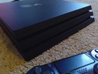 Working Sony PlayStation 4 Pro 1TB Console Black With Cords And Controller