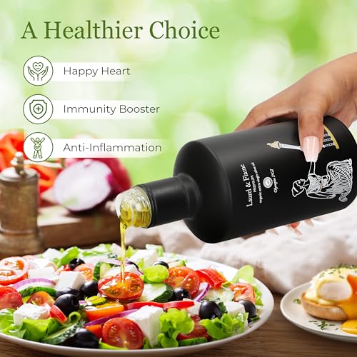 Worlds Best Gold Award   Laurel & Flame Olympia PGI Premium Olive Oil Extra Virgin   Polyphenol Rich  1029 mg/kg    USDA Organic   Multiple Award Winning   85X Hydroxytyrosols   Early Harvest   Cold Pressed  500 ml/16 9 fl oz 