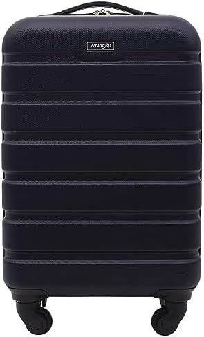 Wrangler 22 Hardside Spinner Carry On Luggage  Charcoal
