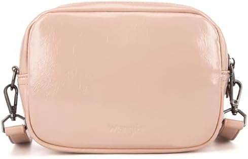 Wrangler Crossbody Bags for Women Shoulder Handbag with Dual Zipper Design