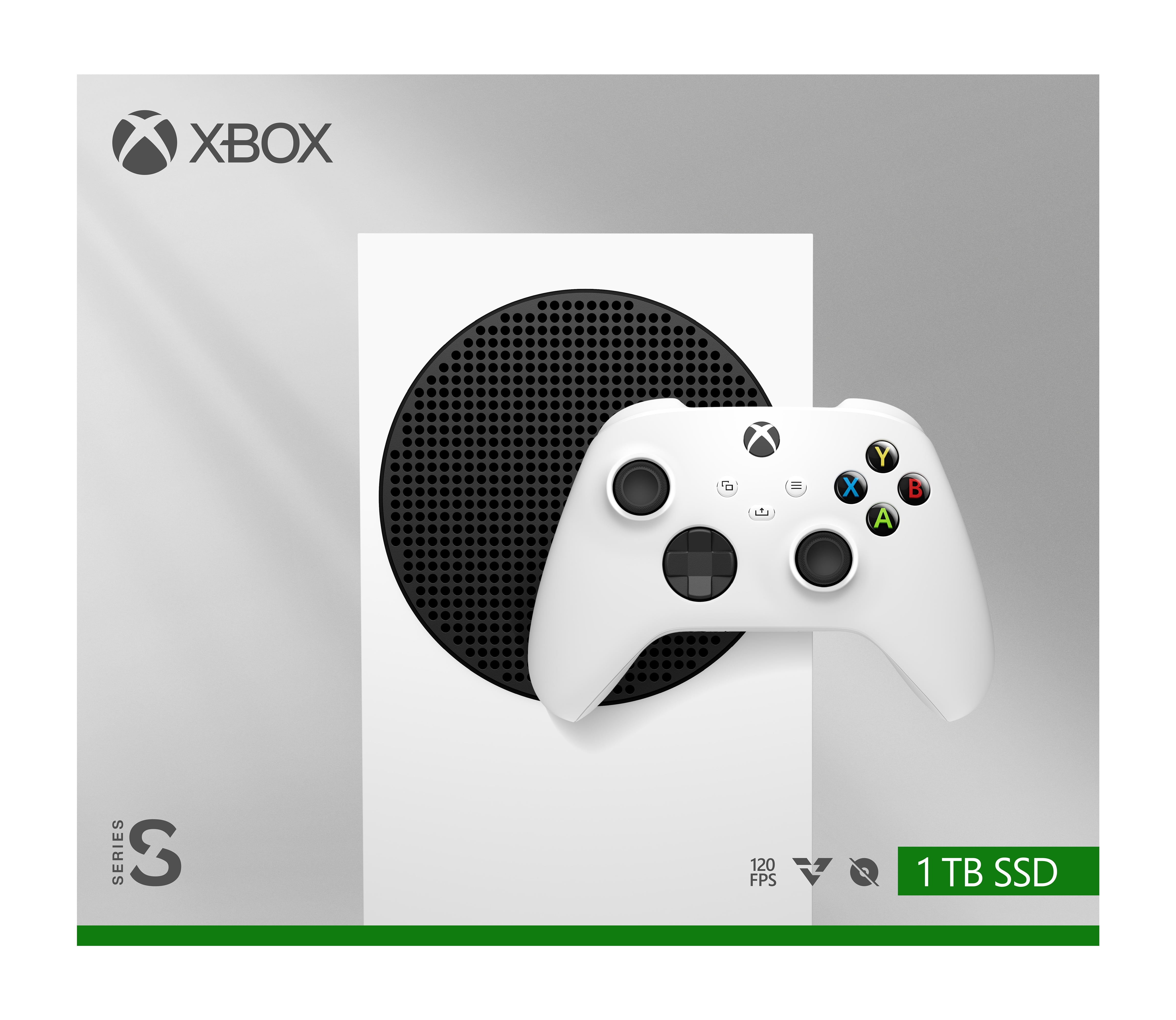 XBOX Series S - Consola de Videojuegos Totalmente Digital - SSD de 1 TB - Incluye Control Inalámbrico XBOX - 120 Fps - Blanco Robot