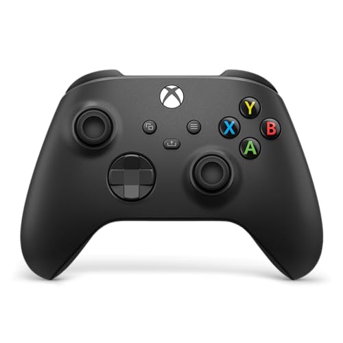 XBOX Wireless Gaming Controller   USB C Cable   Carbon Black   Console  PC  & Cloud Devices   Textured Grip   Wireless  Bluetooth  USB C Connectivity