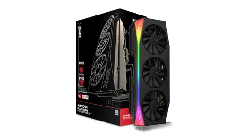 XFX Mercury AMD Radeon RX 9070 XT OC Gaming Edition con RGB 16GB GDDR6 HDMI 3xDP, AMD RDNA 4 RX-97TRGBBB9