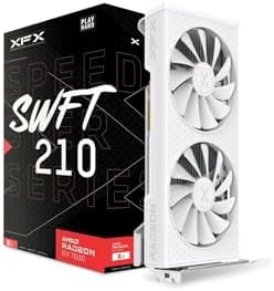 XFX Mercury AMD Radeon RX 9070XT OC Gaming White Edition with RGB 16GB GDDR6  HDMI 3xDP  AMD RDNA 4 RX 97TRGBBW9