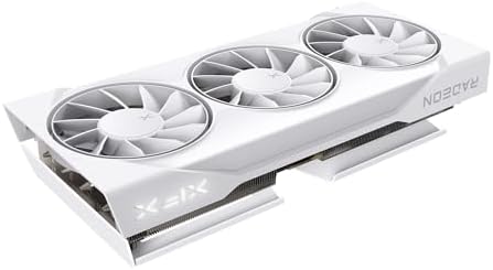 XFX Mercury AMD Radeon RX 9070XT OC Gaming White Edition with RGB 16GB GDDR6  HDMI 3xDP  AMD RDNA 4 RX 97TRGBBW9