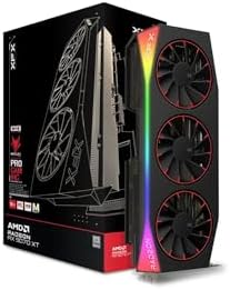 XFX Mercury AMD Radeon RX 9070XT OC Magnetic Air Edition with RGB 16GB GDDR6 HDMI 3xDP  AMD RDNA 4 RX 97TMARGB9