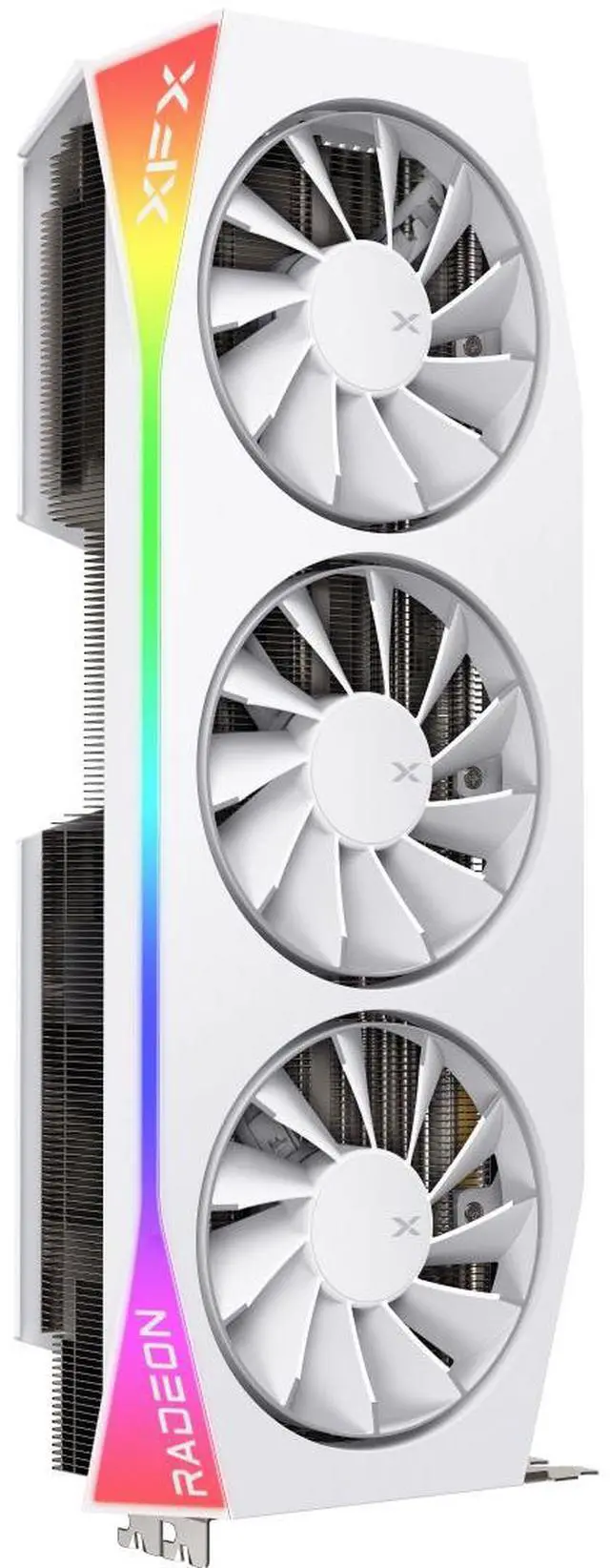 XFX Mercury AMD Radeon RX 9070XT OC 16GB 256 Bit GDDR6 PCI Express 5 0 RDNA 4 White Magnetic Air Gaming Graphics Card