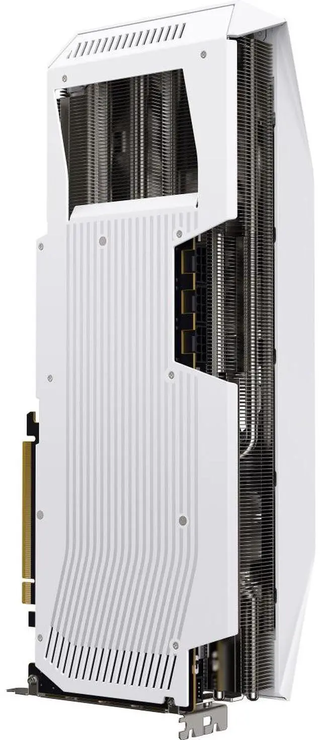 XFX Mercury AMD Radeon RX 9070XT OC 16GB 256 Bit GDDR6 PCI Express 5 0 RDNA 4 White Magnetic Air Gaming Graphics Card