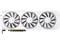 XFX Quicksilver AMD Radeon RX 9070XT RNDA 4 16GB 256 Bit GDDR6 PCI Express 5 0 RDNA 4 White Gaming Graphics Card RX 97TQICKW9