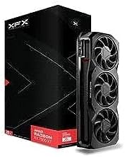 XFX Quicksilver AMD Radeon RX 9070XT Gaming Edition with 16GB GDDR6 HDMI 3xDP  RDNA 4 RX 97TQICKBA  Graphics Card  Compatible with Desktop PCs