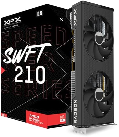 XFX Quicksilver AMD Radeon RX 9070XT Gaming Edition with 16GB GDDR6 HDMI 3xDP  RDNA 4 RX 97TQICKBA  Graphics Card  Compatible with Desktop PCs