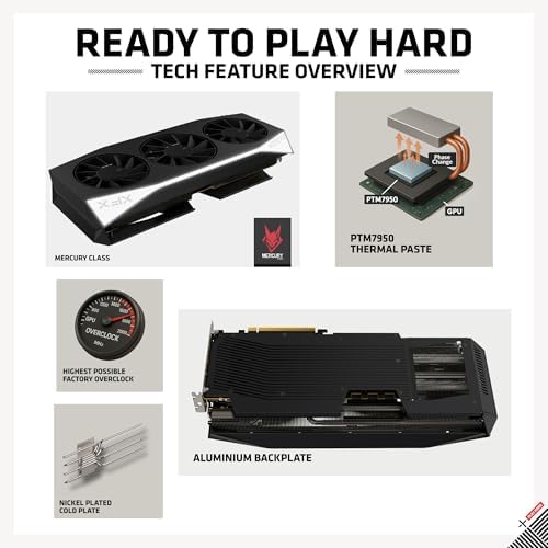 XFX Radeon RX 7900XT Gaming Graphics Card with 20GB GDDR6  AMD RDNA 3 RX 79TMBABF9