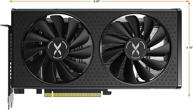 XFX SPEEDSTER SWFT210 Radeon RX 6650 XT 8GB GDDR6 PCI Express 4 0 Graphics Card RX 665X8DFDY