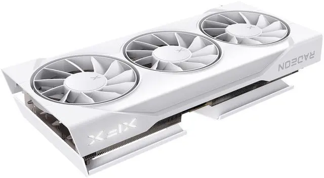 XFX SWIFT AMD Radeon RX 9060 XT OC White Triple Fan Gaming Edition with 16GB GDDR6 HDMI 2xDP  AMD RDNA 4 RX 9060XT 16GB