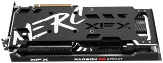 XFX Speedster MERC319 Radeon RX 6750XT - Tarjeta gráfica para juegos negra con 12 GB GDDR6 HDMI 3xDP, AMD RDNA 2 RX-675XYTBDP