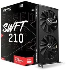 XFX Speedster SWFT210 Radeon RX 7600 Graphics Card with 8GB GDDR6 HDMI 3xDP  AMD RDNA 3 RX 76PSWFTFA