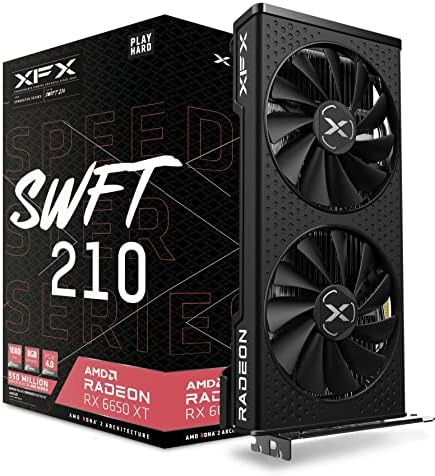 XFX Speedster SWFT210 Radeon RX 7600 Graphics Card with 8GB GDDR6 HDMI 3xDP  AMD RDNA 3 RX 76PSWFTFA