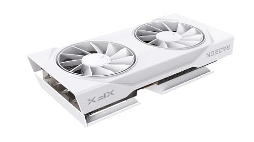 XFX Swift AMD Radeon RX 9060 XT OC White Gaming Edition with 8GB GDDR6 HDMI 2xDP AMD RDNA 4 RX 9060XT RX 96TSW8GWQ