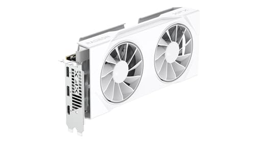 XFX Swift AMD Radeon RX 9060 XT OC White Gaming Edition with 8GB GDDR6 HDMI 2xDP  AMD RDNA 4 RX 9060XT RX 96TSW8GWQ